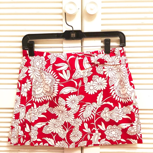 Tibi Red & White Skirt - Picture 2 of 3